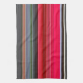 Abstracte #1: Rood en grijs Theedoek (Verticaal)
