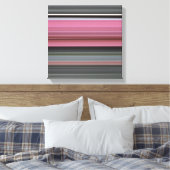 Abstracte #1: Roze en grijs Canvas Afdruk (Insitu (Slaapkamer))