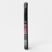 Abstracte #1: Roze en grijs Case-Mate iPhone Case (Achterkant/links)
