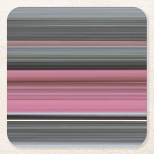 Abstracte #1: Roze en grijs Kartonnen Onderzetters