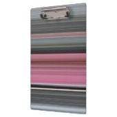 Abstracte #1: Roze en grijs Klembord (Links)