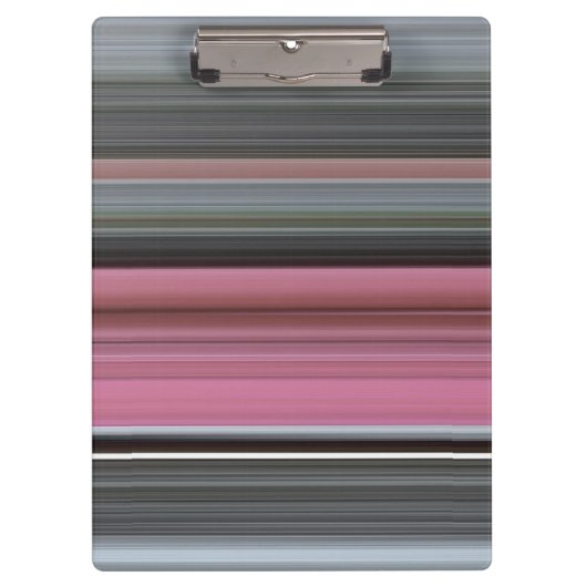 Abstracte #1: Roze en grijs Klembord (Voorkant)