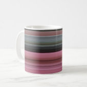 Abstracte #1: Roze en grijs Koffiemok (Voorkant links)