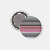 Abstracte #1: Roze en grijs Magneet (Voorkant / Achterkant)