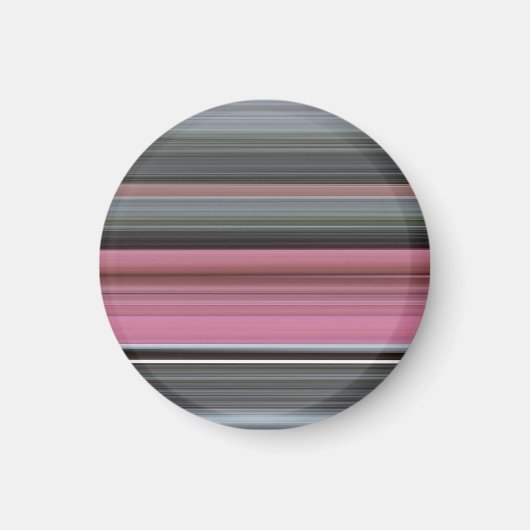 Abstracte #1: Roze en grijs Magneet (Voorkant)