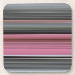 Abstracte #1: Roze en grijs Onderzetter