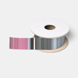 Abstracte #1: Roze en grijs Satijnen Lint