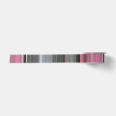 Abstracte #1: Roze en grijs Satijnen Lint (Voorkant)