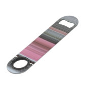 Abstracte #1: Roze en grijs Speed Flessenopener (Voorkant Gekanteld)