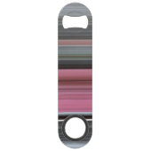 Abstracte #1: Roze en grijs Speed Flessenopener (Voorkant)