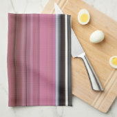 Abstracte #1: Roze en grijs Theedoek (Quarter Fold)
