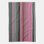 Abstracte #1: Roze en grijs Theedoek (Verticaal)