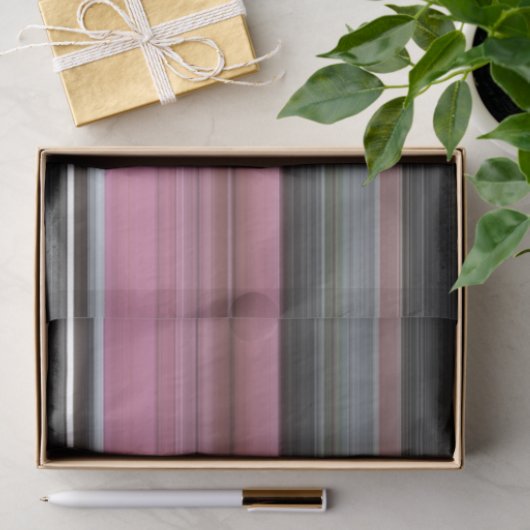 Abstracte #1: Roze en grijs Tissuepapier (Geschenk)