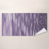 Abstracte #1: Ultra Violet Shimmer Badhanddoek (Badhanddoek)