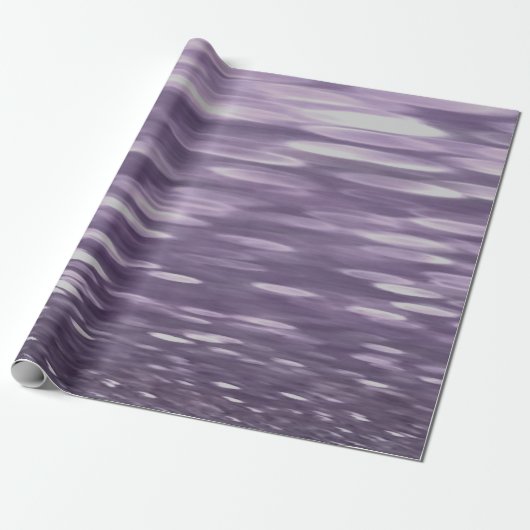 Abstracte #1: Ultra Violet Shimmer Cadeaupapier (Uitgerold)