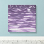 Abstracte #1: Ultra Violet Shimmer Canvas Afdruk (Insitu (Houten vloer))