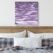 Abstracte #1: Ultra Violet Shimmer Canvas Afdruk (Insitu (Slaapkamer))