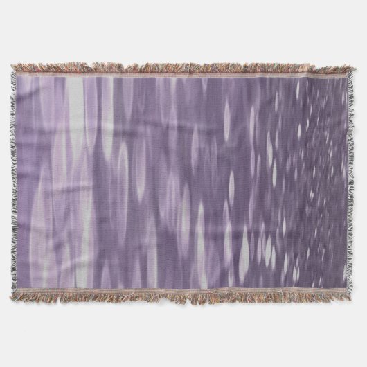 Abstracte #1: Ultra Violet Shimmer Deken (Voorkant)