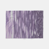 Abstracte #1: Ultra Violet Shimmer Fleece Deken (Voorkant (Horizontaal))
