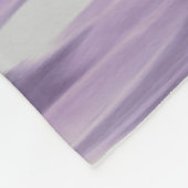 Abstracte #1: Ultra Violet Shimmer Fleece Deken (Hoek)