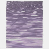 Abstracte #1: Ultra Violet Shimmer Fleece Deken (Voorkant)