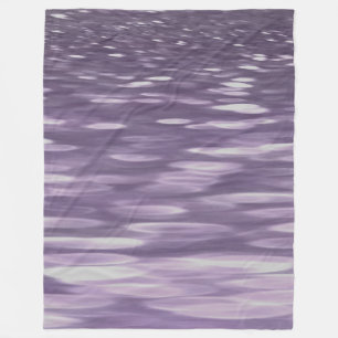 Abstracte #1: Ultra Violet Shimmer Fleece Deken