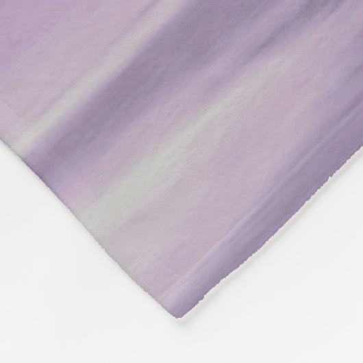 Abstracte #1: Ultra Violet Shimmer Fleece Deken (Hoek)