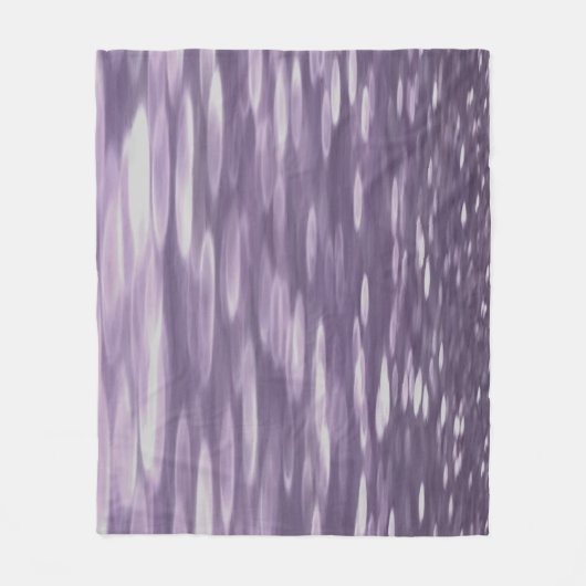 Abstracte #1: Ultra Violet Shimmer Fleece Deken (Voorkant)