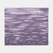 Abstracte #1: Ultra Violet Shimmer Fleece Deken (Voorkant (Horizontaal))