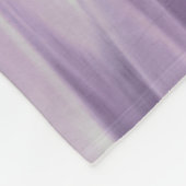 Abstracte #1: Ultra Violet Shimmer Fleece Deken (Hoek)