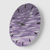 Abstracte #1: Ultra Violet Shimmer Grote Klok (Hoek)