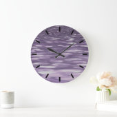Abstracte #1: Ultra Violet Shimmer Grote Klok (Huis)
