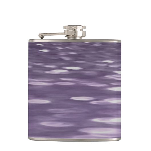 Abstracte #1: Ultra Violet Shimmer Heupfles (Voorkant)