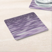 Abstracte #1: Ultra Violet Shimmer Kartonnen Onderzetters (Schuin)