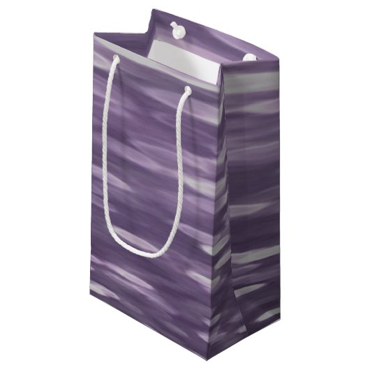 Abstracte #1: Ultra Violet Shimmer Klein Cadeauzakje (Voorkant Gekanteld)