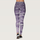 Abstracte #1: Ultra Violet Shimmer Leggings (Achterkant)