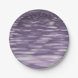 Abstracte #1: Ultra Violet Shimmer Papieren Bordje