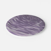 Abstracte #1: Ultra Violet Shimmer Papieren Bordje (Gekanteld)