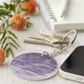 Abstracte #1: Ultra Violet Shimmer Sleutelhanger (Voorkant Rechts)