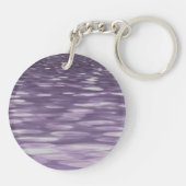 Abstracte #1: Ultra Violet Shimmer Sleutelhanger (Achterkant)