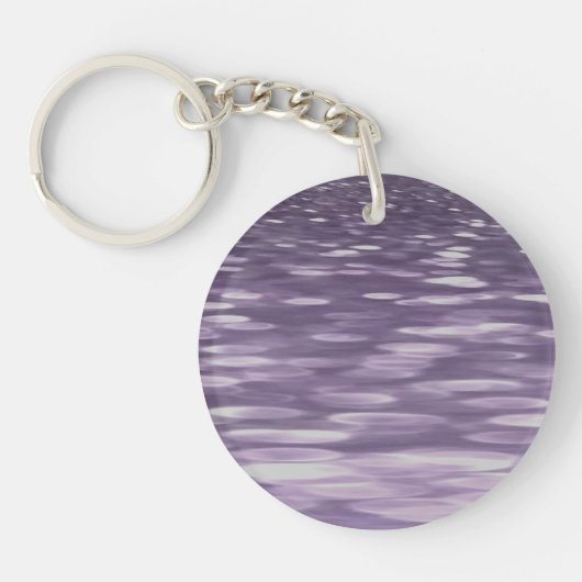 Abstracte #1: Ultra Violet Shimmer Sleutelhanger (Voorkant)
