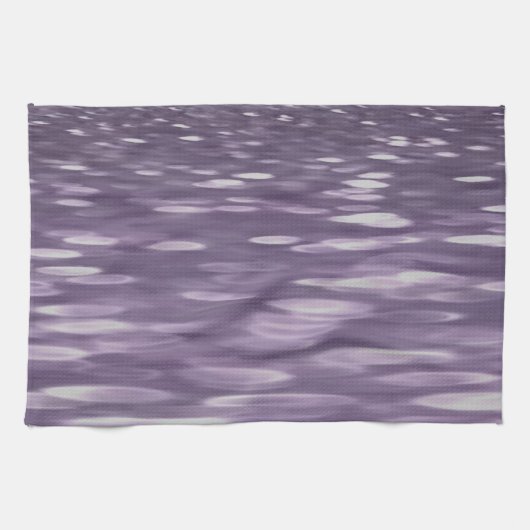 Abstracte #1: Ultra Violet Shimmer Theedoek (Horizontaal)