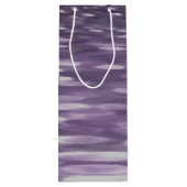 Abstracte #1: Ultra Violet Shimmer Wijn Cadeautas (Achterkant)