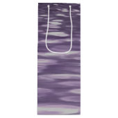 Abstracte #1: Ultra Violet Shimmer Wijn Cadeautas (Voorkant)