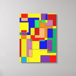 Abstracte #26 canvas afdruk