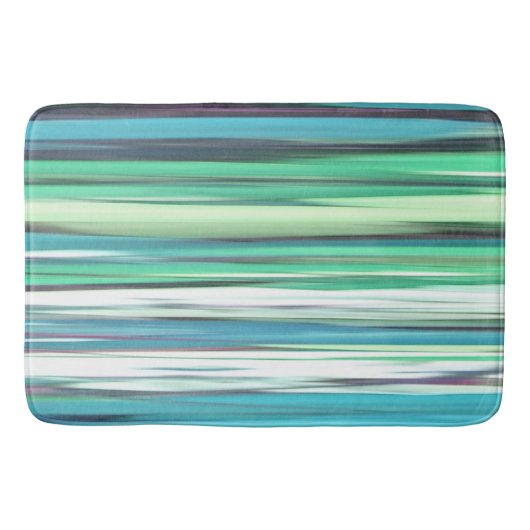 Abstracte #2: Aqua blue green blur Badmat (Voorkant)
