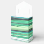 Abstracte #2: Aqua blue green blur Bedankdoosjes (Geopend)