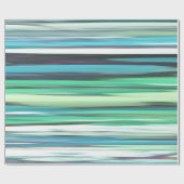 Abstracte #2: Aqua blue green blur Cadeaupapier (Vlak)