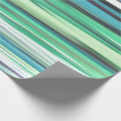 Abstracte #2: Aqua blue green blur Cadeaupapier (Hoek)