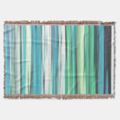 Abstracte #2: Aqua blue green blur Deken (Voorkant)